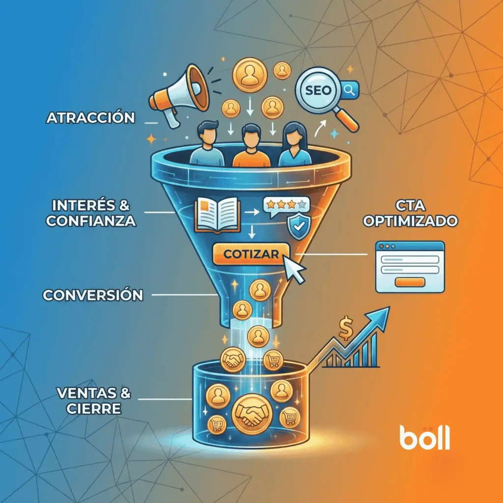 embudo de ventas digital